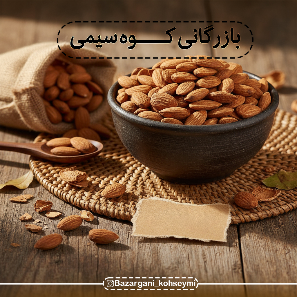 مغز بادام درختی خام